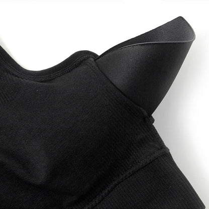 Soutien-gorge de sport respirant sans armatures grande taille pour le fitness et le yoga