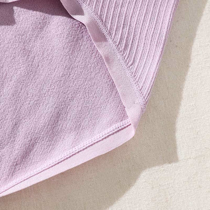 Culottes respirantes sans coutures de couleur pure grande taille (lot de 3)