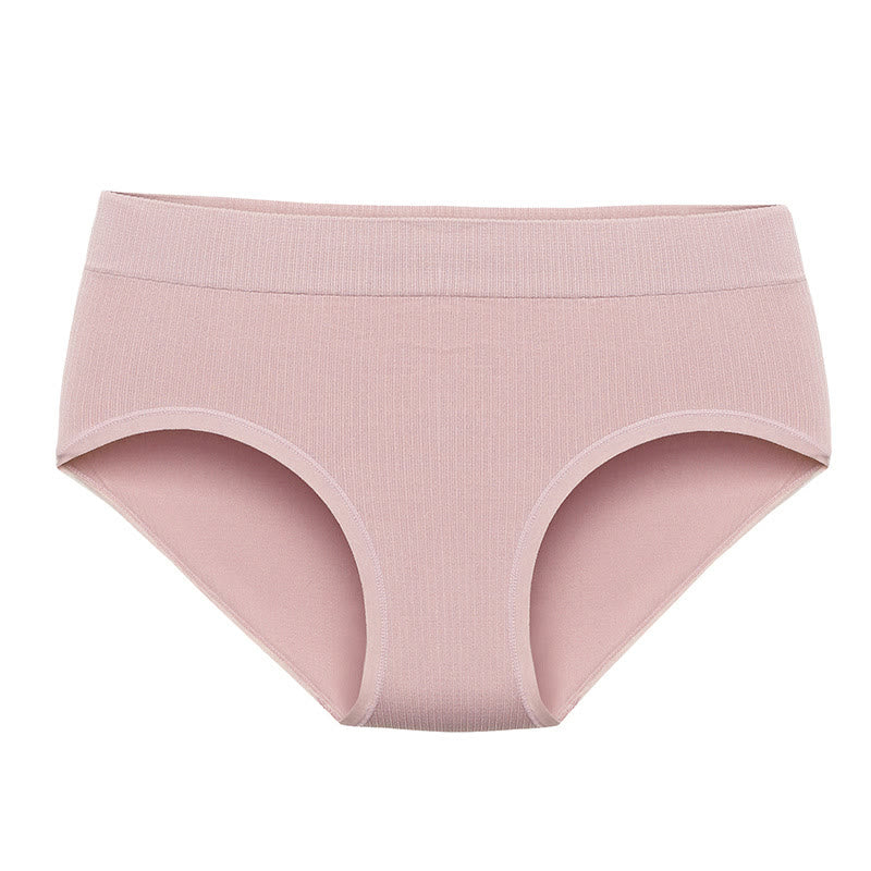 Culottes respirantes sans coutures de couleur pure grande taille (lot de 3)