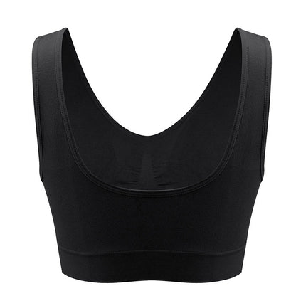 Soutien-gorge de sport respirant sans armatures grande taille