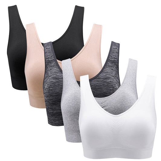Soutien-gorge de sport respirant sans armatures grande taille