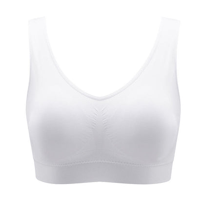 Soutien-gorge de sport respirant sans armatures grande taille