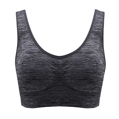 Soutien-gorge de sport respirant sans armatures grande taille