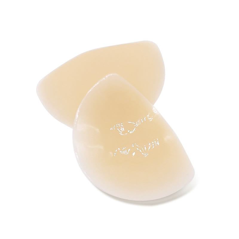 Cache-tétons semi-circulaires en silicone solide (2 paires)