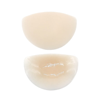 Cache-tétons semi-circulaires en silicone solide (2 paires)