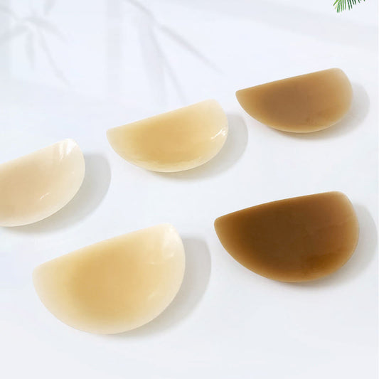 Cache-tétons semi-circulaires en silicone solide (2 paires) - image 0