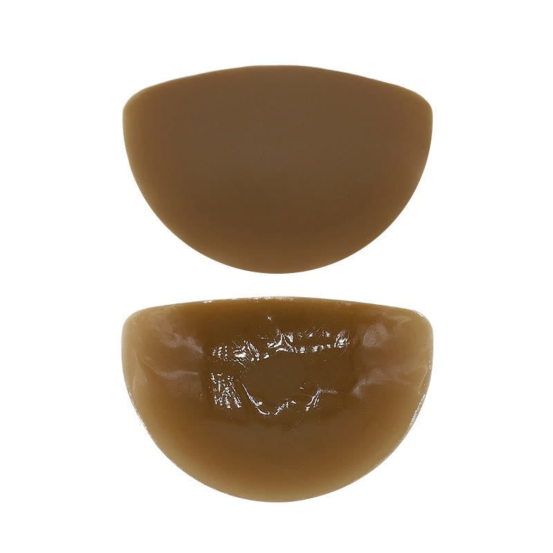 Cache-tétons semi-circulaires en silicone solide (2 paires)