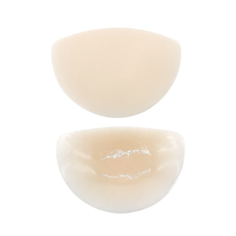 Cache-tétons semi-circulaires en silicone solide (2 paires) - Peau claire - image 4