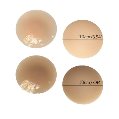 Cache-tétons fins et solides en silicone (2 paires)