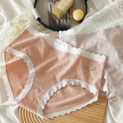 Culotte taille haute grande taille à motif floral à quatre feuilles (lot de 3)