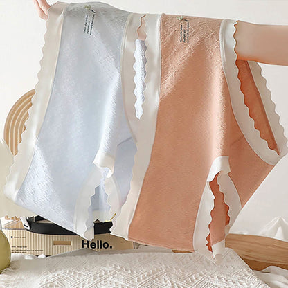 Culotte taille haute grande taille à motif floral à quatre feuilles (lot de 3)