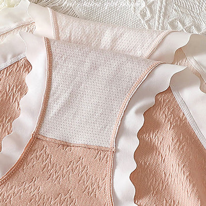 Culotte taille haute grande taille à motif floral à quatre feuilles (lot de 3)