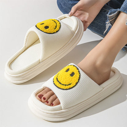 Chaussons antidérapants Smiley grande taille - image 7