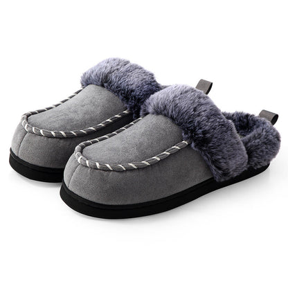 Chaussons de sol doux et chauds grande taille - Gris - EU46-47 (US12-12.5) - image 9