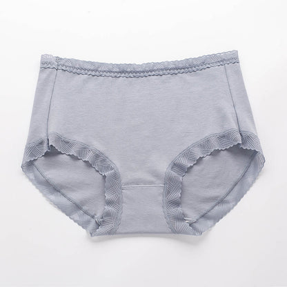 Culottes simples en coton taille haute (lot de 3) - Gris - 3XL - image 5