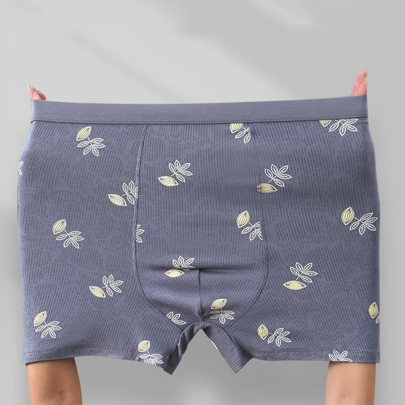 Boxer ample taille haute imprimé grande taille (lot de 2)