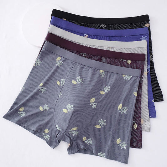 Boxer ample taille haute imprimé grande taille (lot de 2)