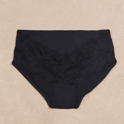 Culottes fines et sexy en dentelle taille mi-haute grande taille (lot de 2)