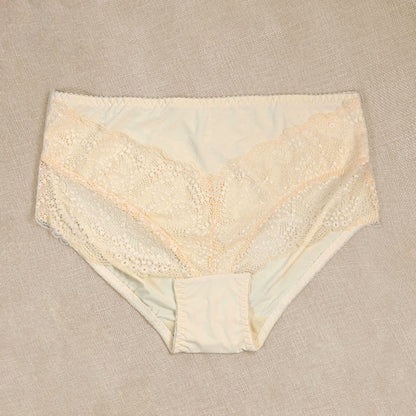 Culottes fines et sexy en dentelle taille mi-haute grande taille (lot de 2)