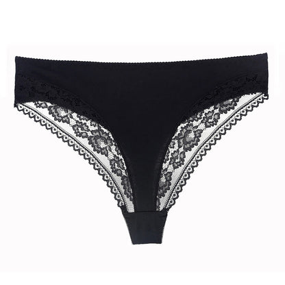 String sexy respirant taille mi-haute grande taille (lot de 2)