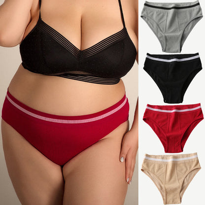 Culottes taille moyenne respirantes de couleur unie (lot de 3)