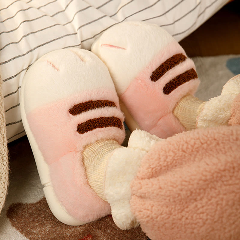 Chaussons fantaisie grande taille à motif pattes d'animaux amusants - image 4