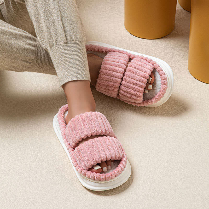 Chaussons plissés confortables grande taille - image 3