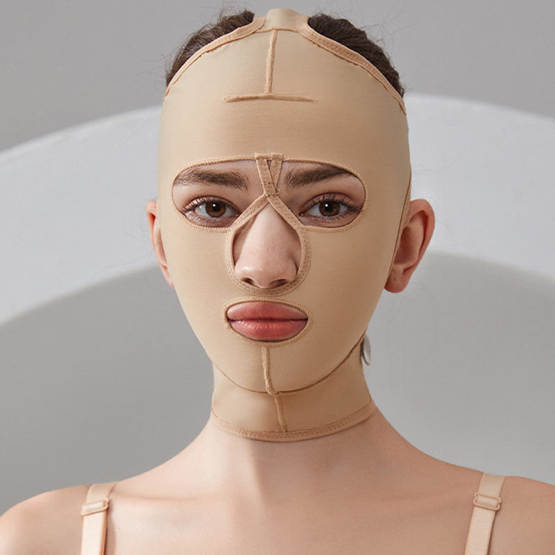 Masque facial post-opératoire en V - image 0