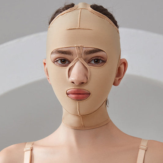 Masque facial post-opératoire en V - image 0