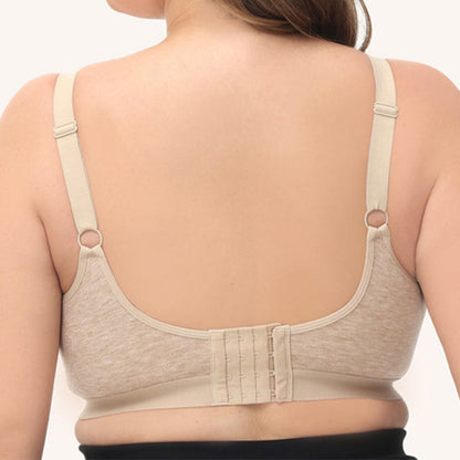 Soutien-gorge sans armatures en coton sans coutures grande taille