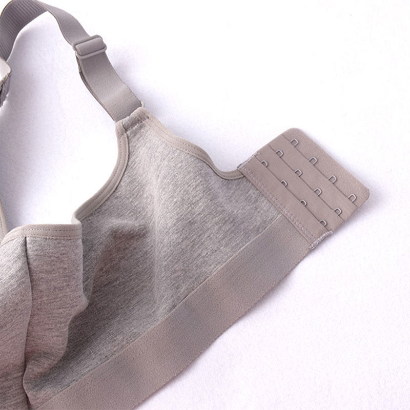 Soutien-gorge sans armatures en coton sans coutures grande taille
