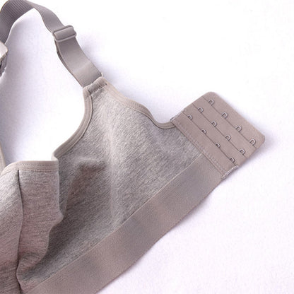 Soutien-gorge sans armatures en coton sans coutures grande taille