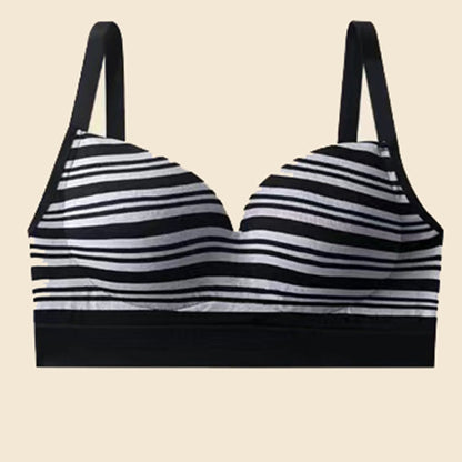 Soutien-gorge sans armatures confortable à rayures françaises (lot de 2)