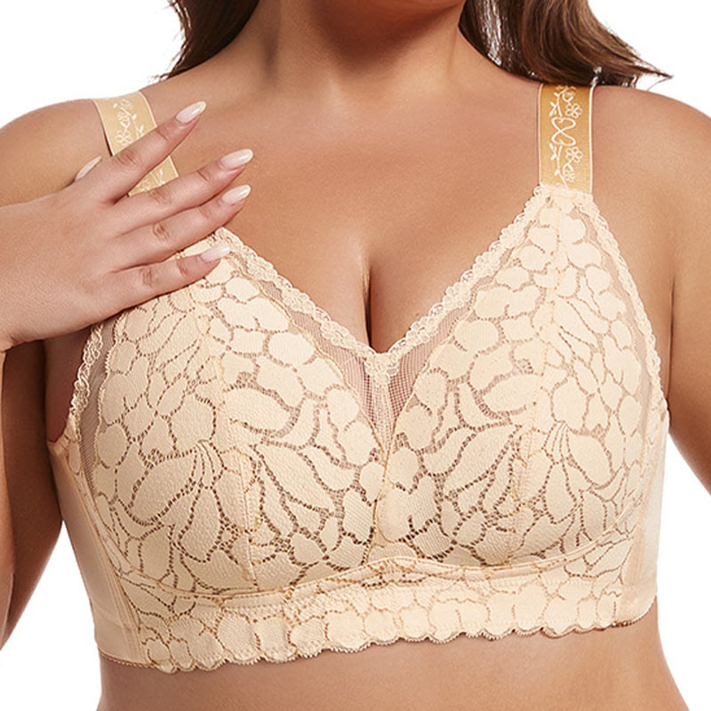 Soutien-gorge push-up ultra-fin en dentelle sans armatures