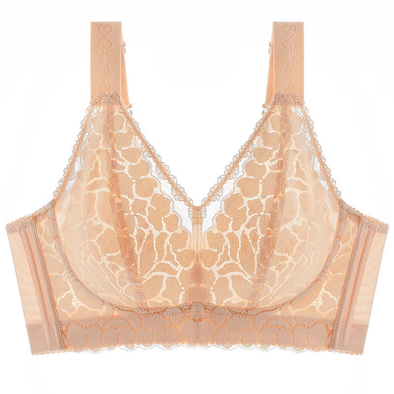 Soutien-gorge push-up ultra-fin en dentelle sans armatures