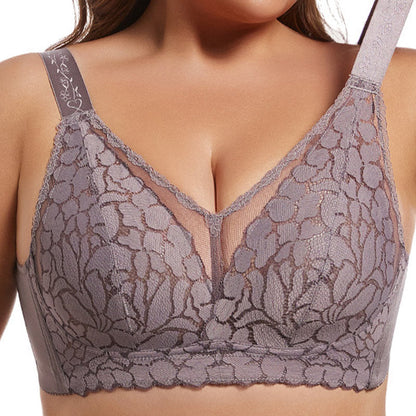 Soutien-gorge push-up ultra-fin en dentelle sans armatures
