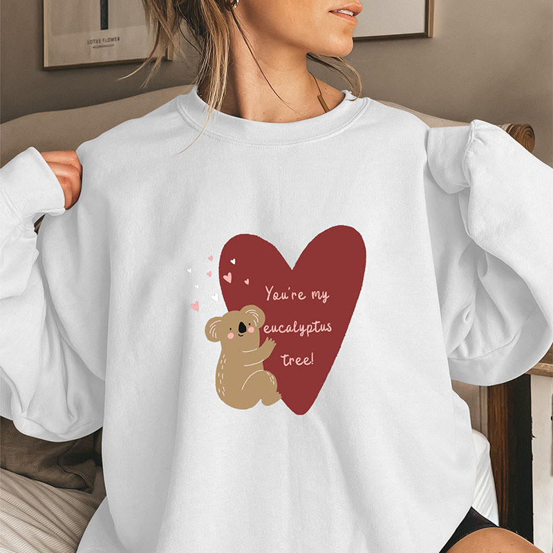 Sweat-shirt Koala Bear Heart grande taille - Blanc - 3XL - image 3