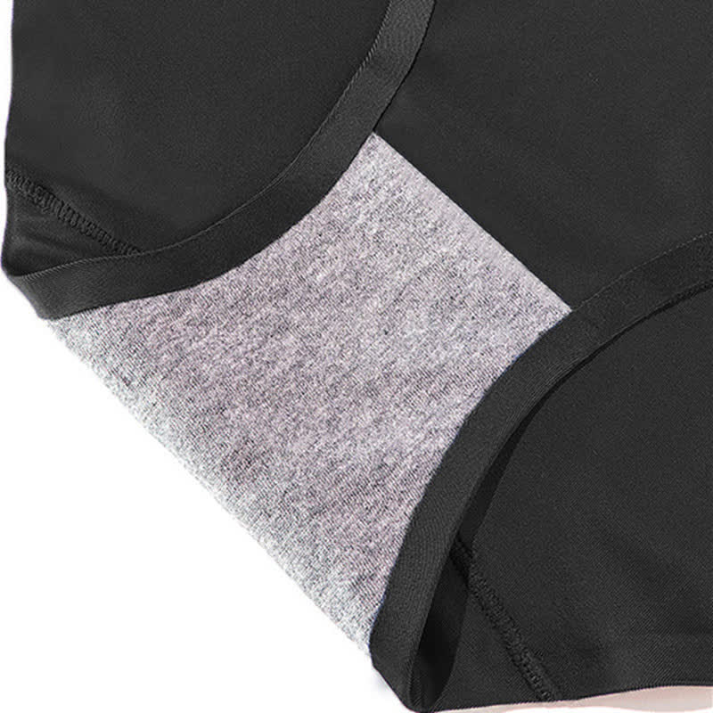 Culotte taille haute en soie glacée sans coutures (lot de 3)