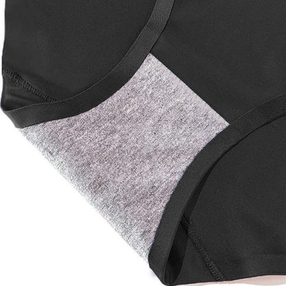 Culotte taille haute en soie glacée sans coutures (lot de 3)