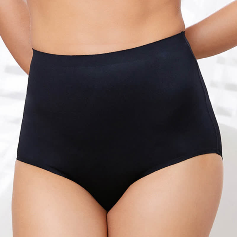 Culotte taille haute en soie glacée sans coutures (lot de 3)