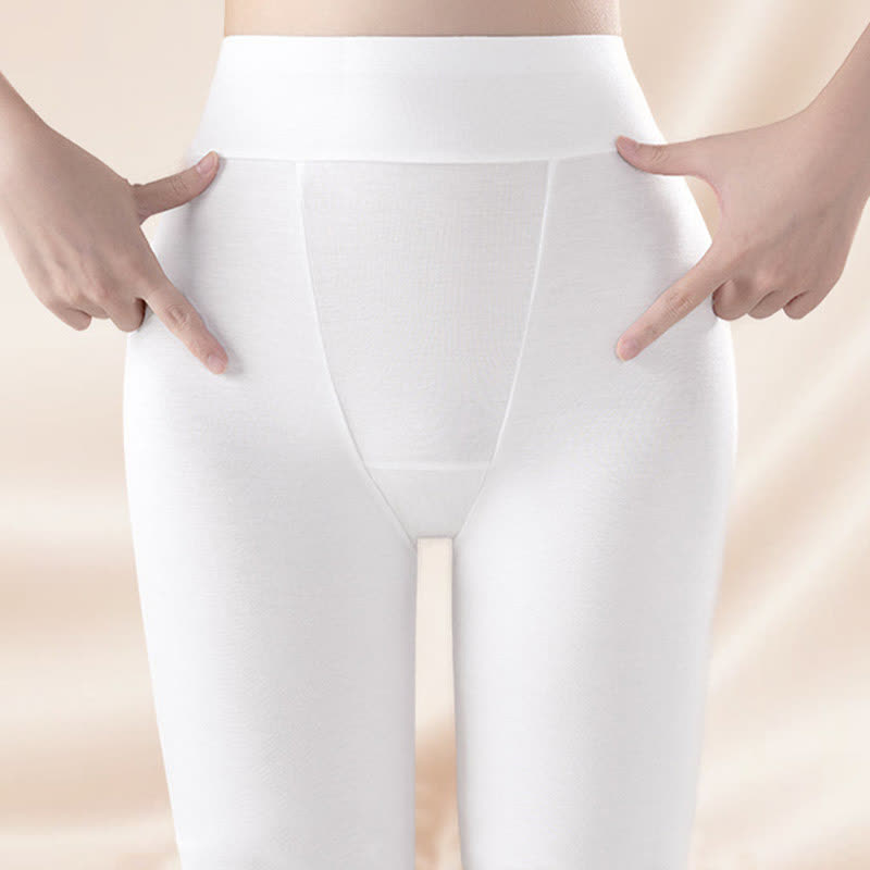 Culotte gainante 2 en 1 taille haute - Blanc - 4XL - image 2