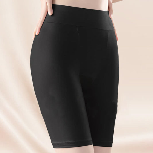 Culotte gainante 2 en 1 taille haute - Noir - 4XL - image 0