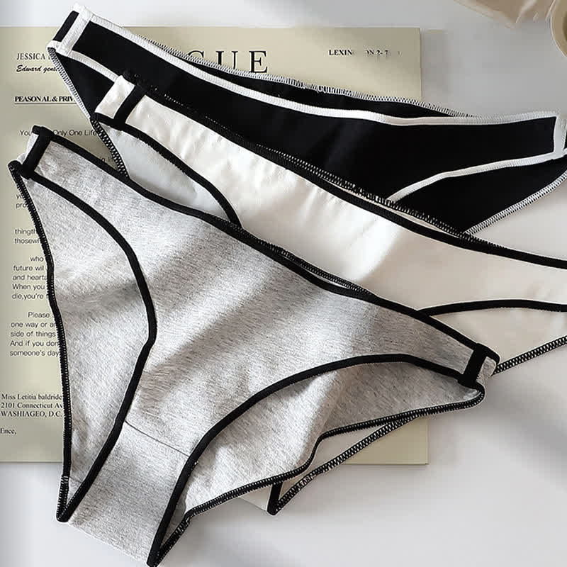 Culottes respirantes taille basse grande taille (lot de 3)