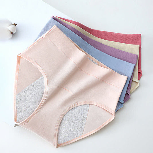 Culottes menstruelles taille haute sans coutures grande taille (lot de 3)