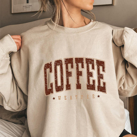 Sweat-shirt grande taille pour temps de café - Kaki - 3XL - image 0