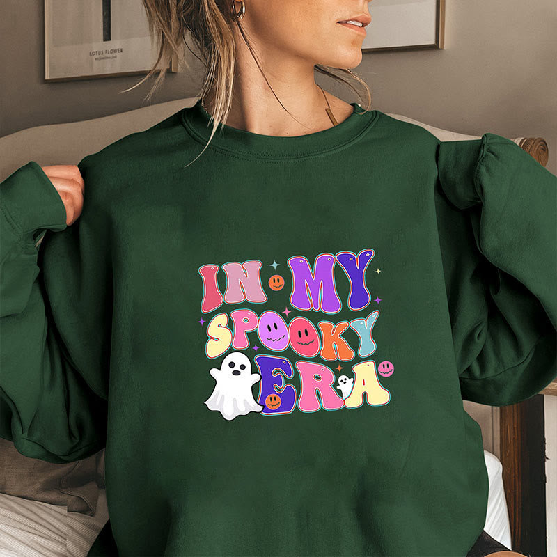 Sweat-shirt fantôme grande taille - Vert foncé - 3XL - image 4