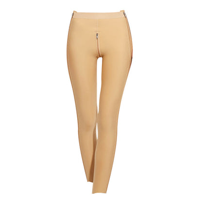 Gaine de cuisse post-opératoire zippée