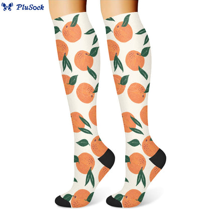 Chaussettes de compression Kiwi, banane et orange (3 paires) - image 2