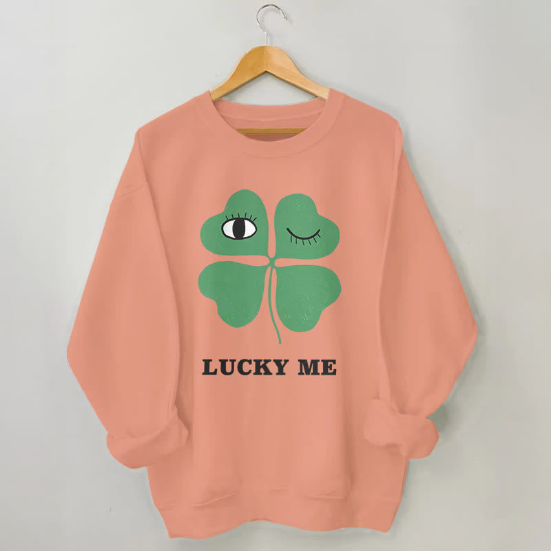 Sweat-shirt Lucky Me grande taille - Orange - 3XL - image 6