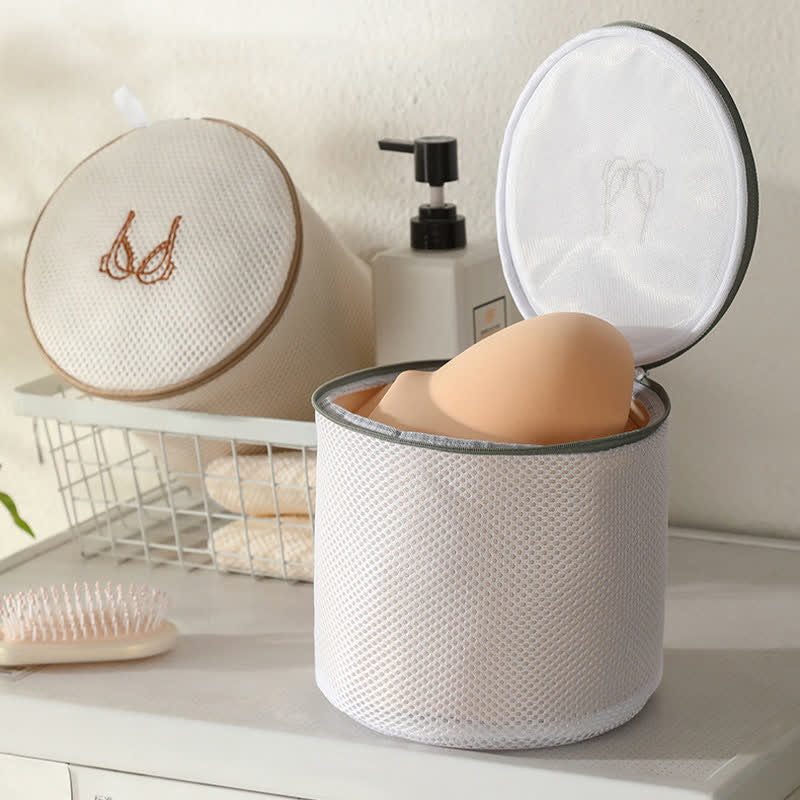 Sac à linge en maille anti-déformation lavable en machine pour soutien-gorge - image 3